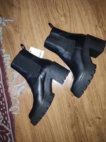 Botinka və botilyonlar: Ölçü: 38, rəng - Yasəmən, Yeni — 15