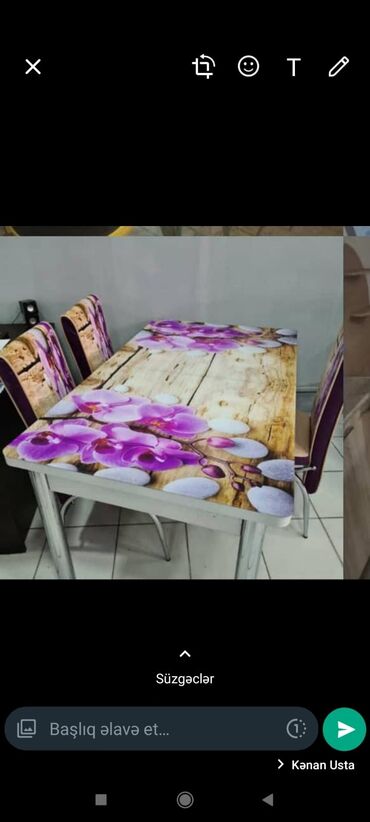 Masa və oturacaq dəstləri: Mətbəx üçün, Yeni, Açılan, Dördbucaq masa, 4 stul -da lalafo.az — 12 Masa və oturacaq dəstləri: Mətbəx üçün, Yeni, Açılan, Dördbucaq masa, 4 stul — 12