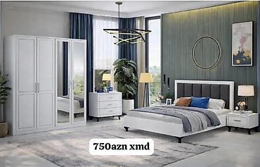 торт мугань: Yataq otağı mebel dəsti Tərkibi: - 1 ədəd iri 4 qapılı dolab (2 qapı — 1