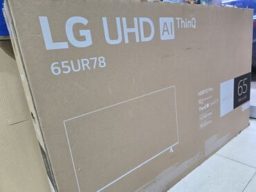 tv set: Yeni Televizor LG Led 65" 4K (3840x2160), Ödənişli çatdırılma