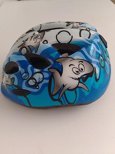 Oprema za bicikliste: Dečja biciklistička kaciga ABUS – motiv ajkule vel 45-50 obim - — 3