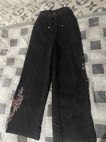 g star: Джинсы, Трубы, Средняя талия, С вышивкой, S, XS — 1