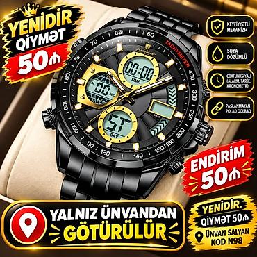 Yeni, Qol saatı, rəng - Qara