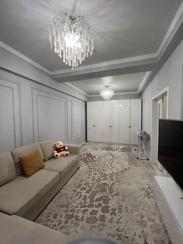 1 комнатная квартира бишкек снять долгосрочно: 2 комнаты, 62 м², Элитка, 2 этаж, Евроремонт