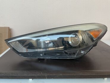 фара 2107: Левая, Ближний, дальний свет, Hyundai, 2018 г., Оригинал, США, Б/у