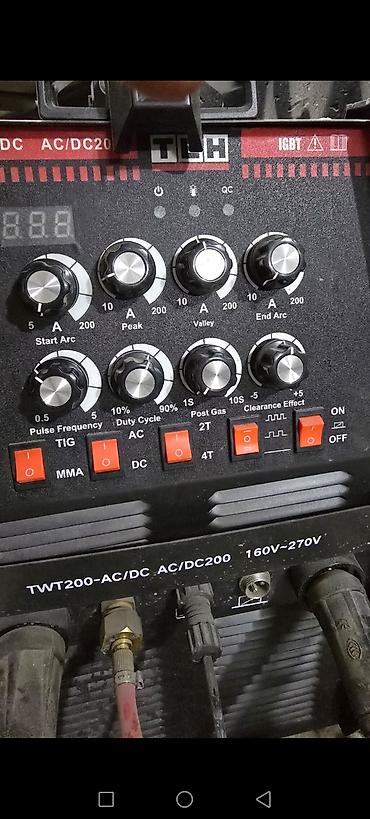 arqon svarka: TEH TWT200-AC/DC qaynaq aparatı - Tip: İnverter IGBT texnologiyalı — 1