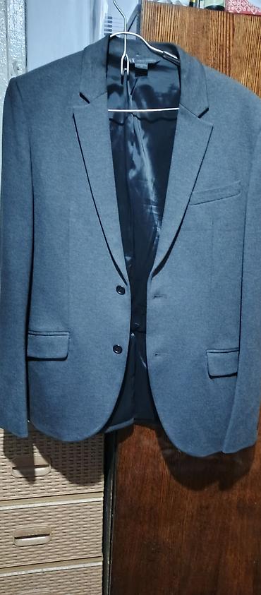 узкие: Мужской костюм, XL, L, Armani, Новый, цвет - Серый, Платная доставка, Самовывоз — 1