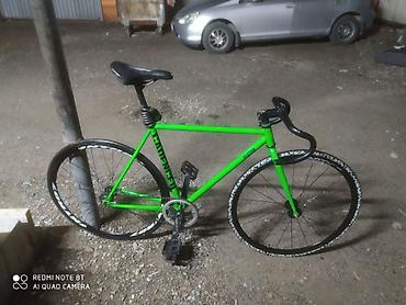 Городские велосипеды: Фикс-байк (фикс/синглспид) зеленого цвета. Характеристики и — 5