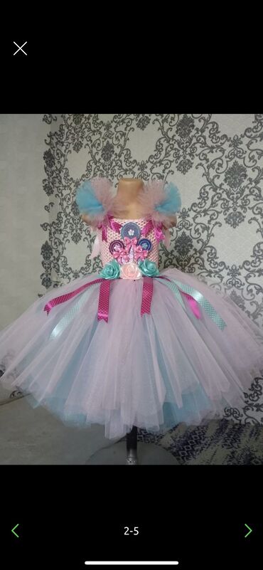 детские костюмы конфетки: Детское платье, цвет - Розовый, Б/у
