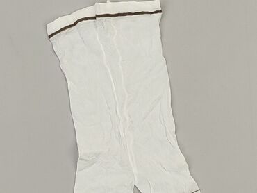krótkie legginsy białe: Legginsy, 0-3 m, stan - Bardzo dobry