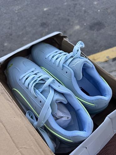 Мужские кроссовки, 39.5, 40, Puma, Новый, цвет - Голубой