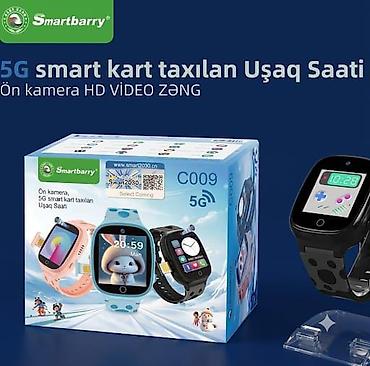 Smartbarry C009 Uşaq Ağıllı Saatı – 5G dəstəkli, SIM-kart yuvalı