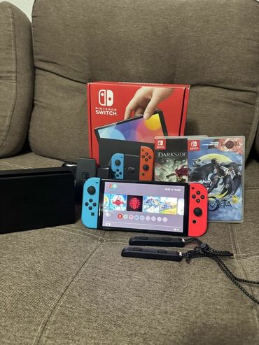 сколько стоит nintendo switch: Nintendo switch oled. Konsol ideal veziyyetdedir, hec bir problemi
