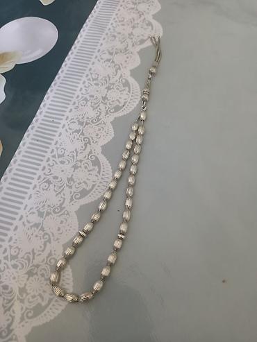 gumus tesbeh: Gümüş təsbeh 925 ayar qiymet 200 - Material: metal görünüşlü gümüş — 1