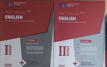 ingilis dili test toplusu 2023 qiymeti: Test toplusu ingilis dilində, birdənəsi 4 manat