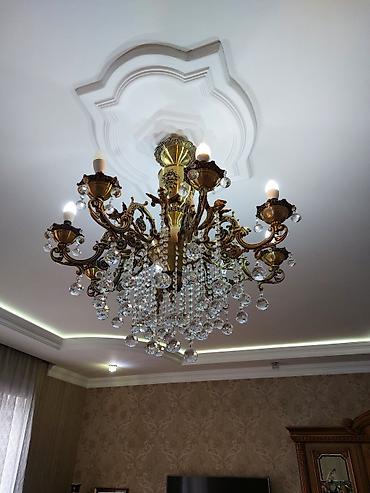 lustr ventilator: Çılçıraq, 8 lampa, Metal — 3