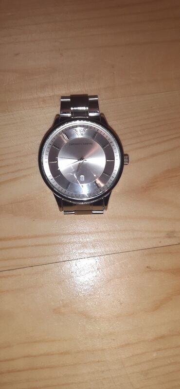 elektiron saat: Новый, Наручные часы, Emporio Armani, цвет - Серый