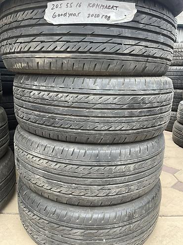20555: Шины 205 / 55 / R 16, Лето, Б/у, Комплект, Легковые, GoodYear — 1