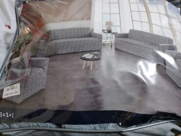 Örtüklər: 1divan+2 kreslo üstü Cox gozeldi.qiymeti 120 AZN di.cemi 24 AZN