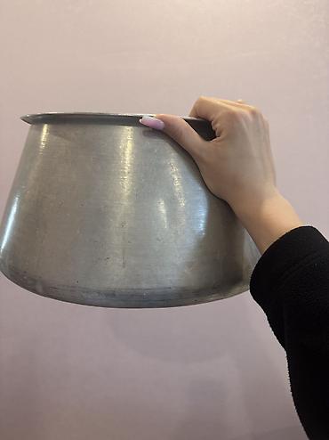 dos eti: Alüminium plov qazanı - Material: qalın divarlı alüminium, istiliyi — 3