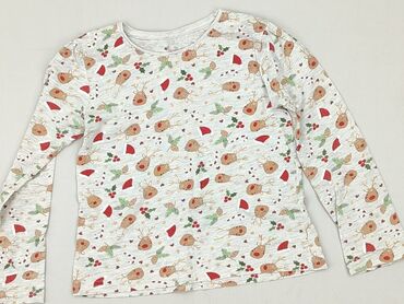 bluzka z kotem 3d: Blouse, Primark, 7 years, 116-122 cm, condition - Very good