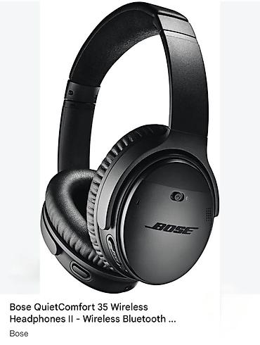 Bose QuietComfort 35 II – simsiz Bluetooth qulaqlıq - Aktiv səs-küyün