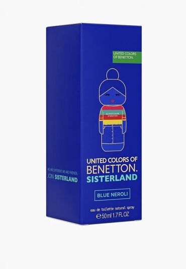 friend parfum qiymeti: United Colors of Benetton Sisterland Blue Neroli - 80 ml EDT Üst