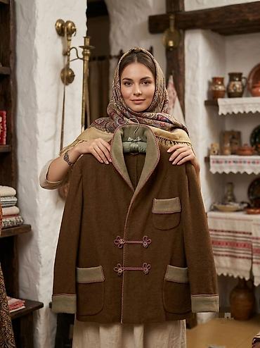 Kişi geyimləri: Винтажное шерстяное полупальто / пиджак «Рила» (Толбухин, Болгарская — 1