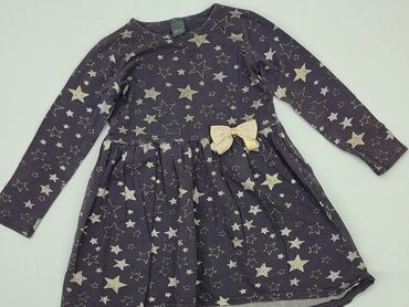 biala cekinowa sukienka: Dress, 4-5 years, 104-110 cm, condition - Good