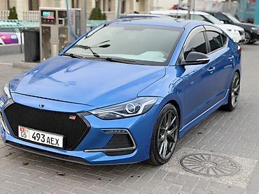 Салмак жеңилдеткич: Комплект Hyundai, 2017 г., түсү - Көк, Колдонулган — 2