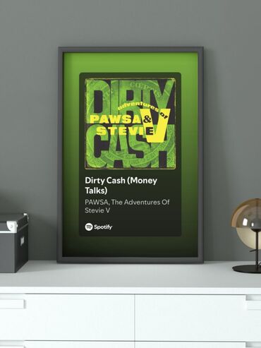 WP: 055-787-00-43 Dirty Cash (Money Talks) Spotify Poster Istədiyiniz