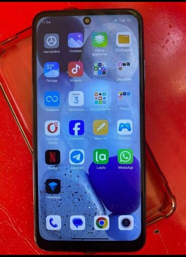 Xiaomi: Xiaomi, Redmi Note 10, Б/у, 64 ГБ, цвет - Черный, 2 SIM
