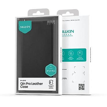 Maske i futrole za telefone: Futrola NILLKIN QIN Pro za iPhone 17 Pro (6.3) crna. Kataloški broj — 10