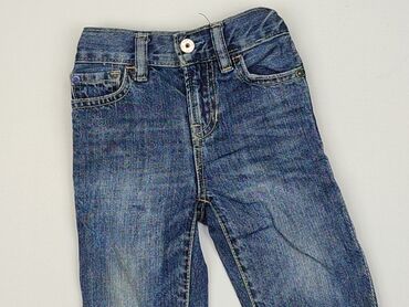jeansy mom pull and bear: Spodnie jeansowe, 9-12 m, stan - Dobry