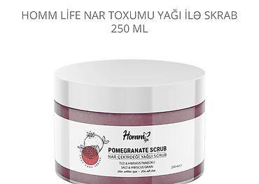 gumus alis qiyməti: HOMM Life Nar toxumu yağı ilə skrab – 250 ml - Tərkibi: nar çəyirdəyi — 1