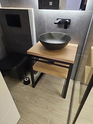 aluminijumske table: POLICA ZA LAVABO IZRADA PO MERI LUX662 | Kontakt telefon 06******** — 4