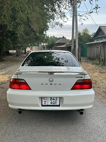 белый салон: Honda Saber: 2002 г., 3.2 л, Автомат, Бензин, Седан — 6