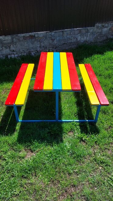 столы для кормления детей: Стол со скамейками. Детские скамейки. Для детского садика! Размеры