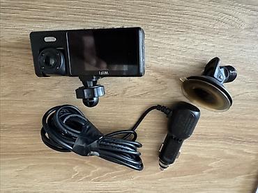 video reqistrator: Avtomobil DVR (videoregistrator) – Wi‑Fi funksiyalı, ön ve içəri — 1