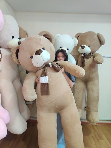 Игрушки: Большие мишки Бесплатная доставка 🧸60 см 1000 сом (Бесплатная — 7
