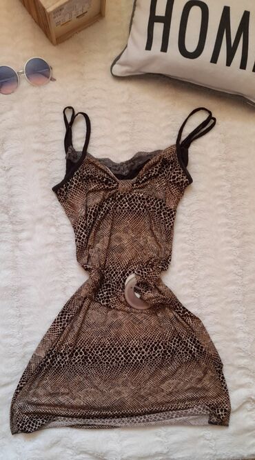 haljina i dzemperi po: XS (EU 34), color - Brown, Evening, With the straps