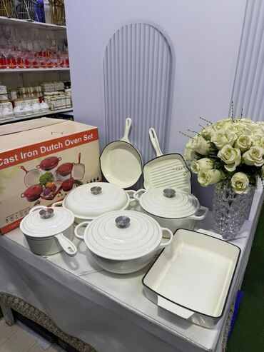 Казаны: Чугунные наборы 7в1 - 11500 сом 4в1 - 6500 сом БЕСПЛАТНАЯ доставка по — 2