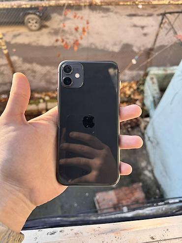 Apple iPhone: IPhone 11, 64 GB, Qara, Barmaq izi, Face ID — 14