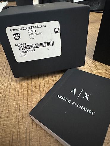 smart qolbaq: ARMANİ EXCHANGE A|X 2314 Təzədir bir dəfə istifadə olunub Kitabı — 3