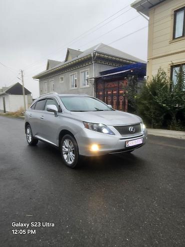 Lexus: Lexus RX: 2010 г., 3.5 л, Автомат, Гибрид, Кроссовер — 2