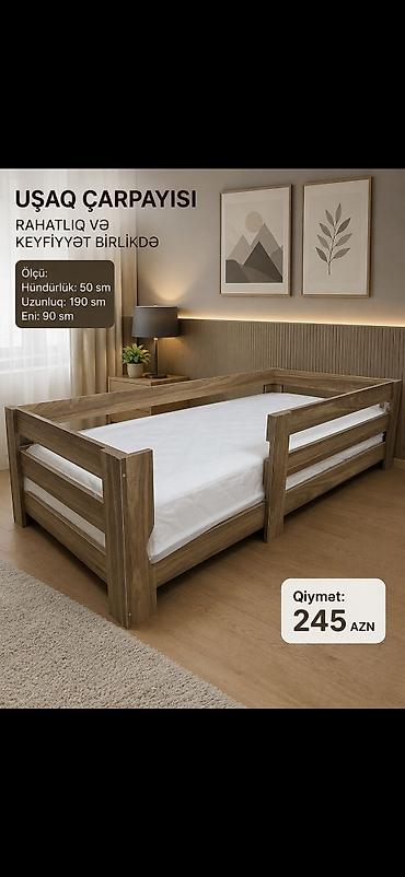 Uşaq mebeli: Uşaq çarpayısı – rahatlıq və keyfiyyət birlikdə Ölçülər: - Hündürlük — 2