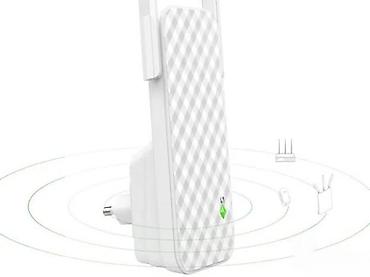 Modemi, ruteri i mrežni uređaji: Wi‑Fi pojačivač signala (repetitor) – zidni adapter sa dve eksterne — 1