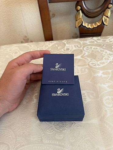 Sırğalar: Swarovski sırğalar – orijinal qutu və sertifikatla - Brend: Swarovski — 3