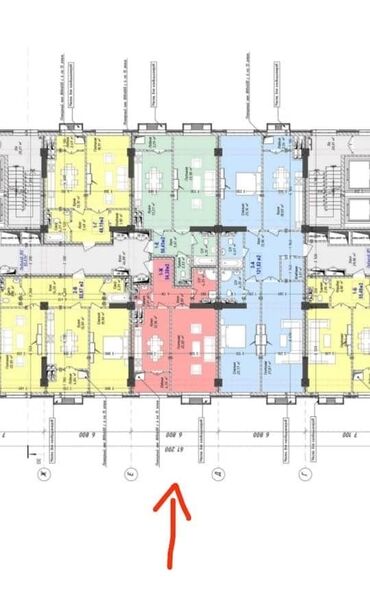 Продажа квартир: 1 комната, 56 м², Элитка, 9 этаж, ПСО (под самоотделку)