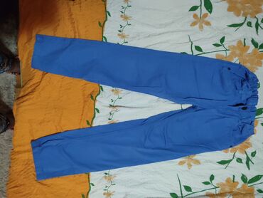 Trousers: Cargo trousers, 134-140, color - Light blue